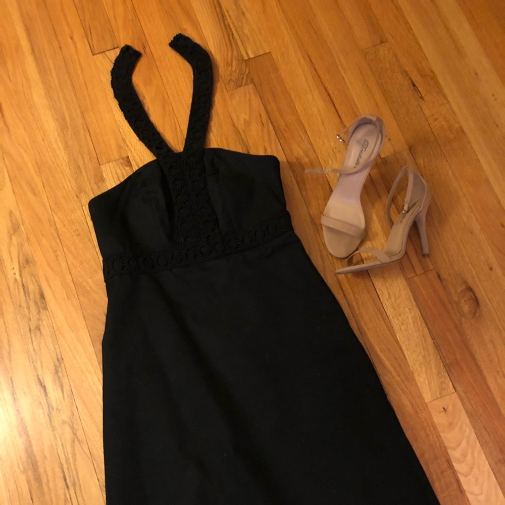 Black Halter Dress